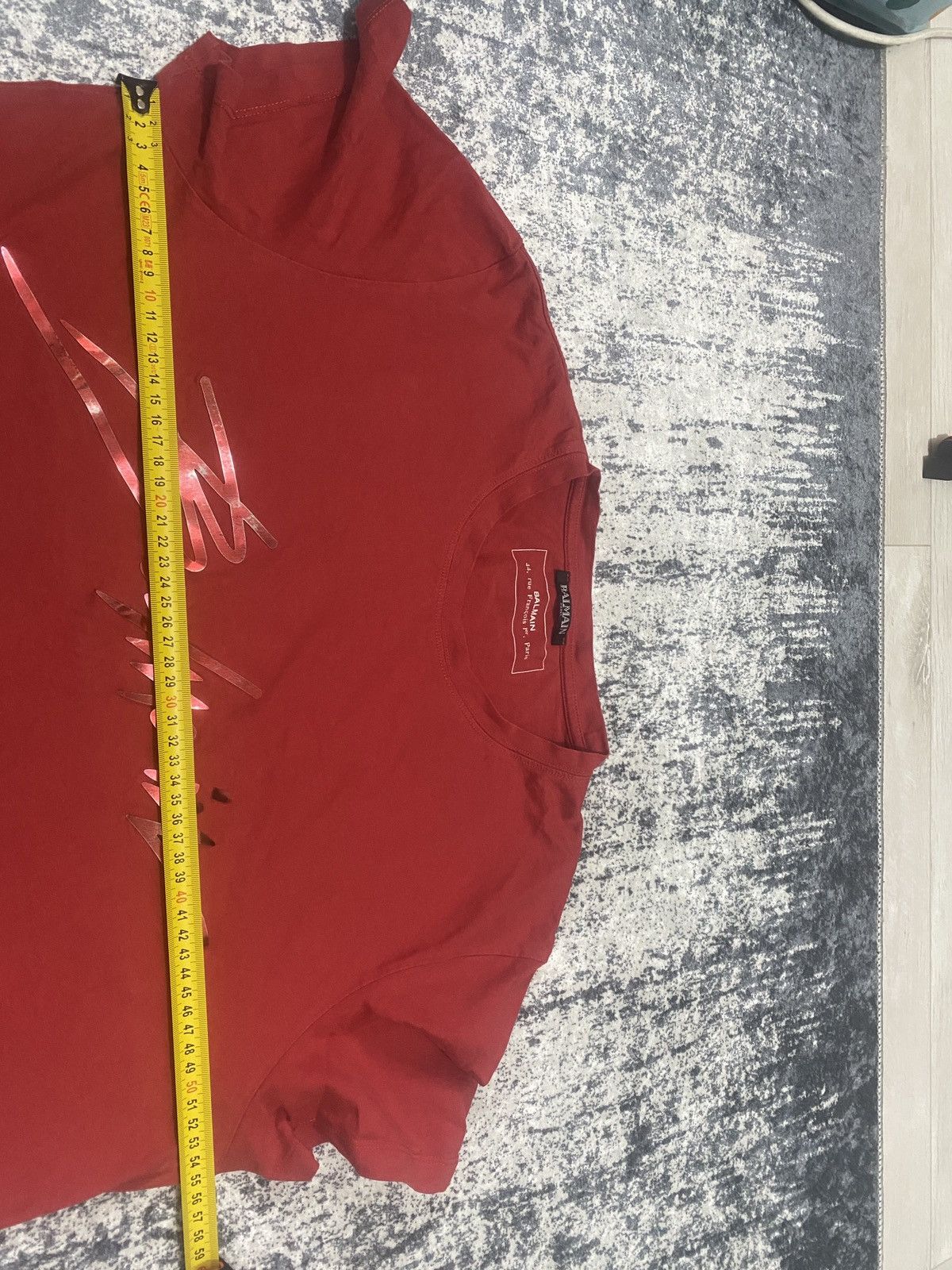 Balmain Luxury Balmain big logo tee Size US L / EU 52-54 / 3 - 12 Thumbnail