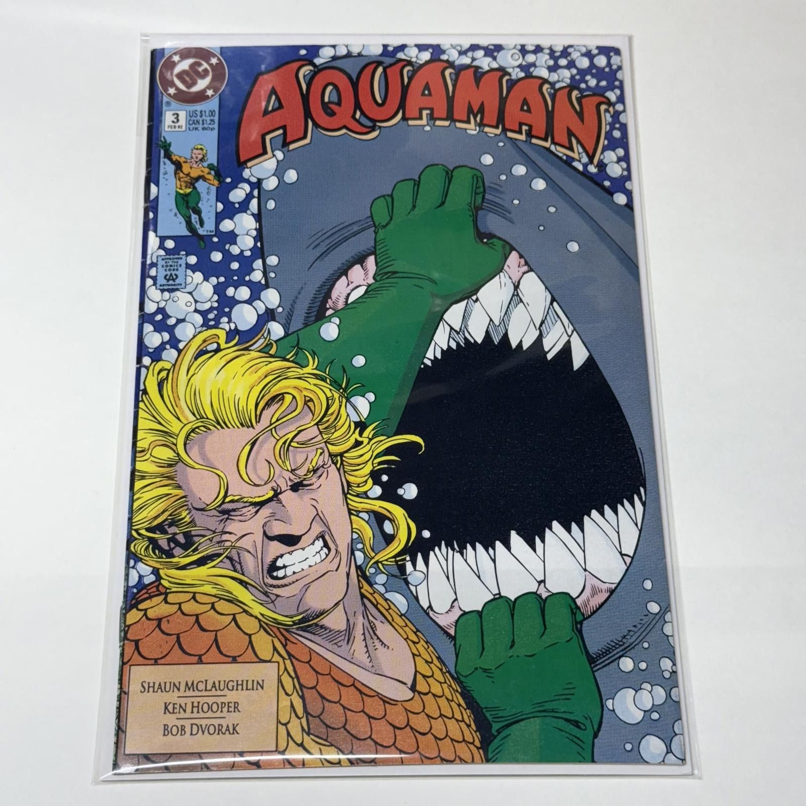 DC Comics DC Comics Aquaman #3 February 1992 Comic Book Size ONE SIZE - 1 Thumbnail