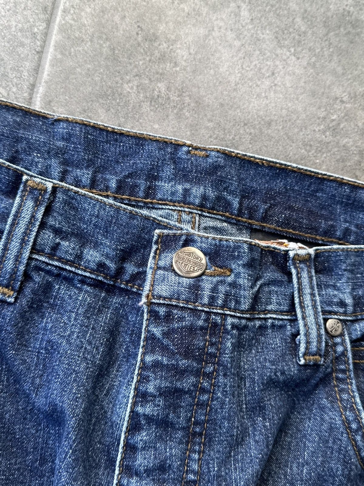 Harley Davidson Vintage Harley Davidson Jeans Opium Grunge Y2K Size US 32 / EU 48 - 5 Thumbnail