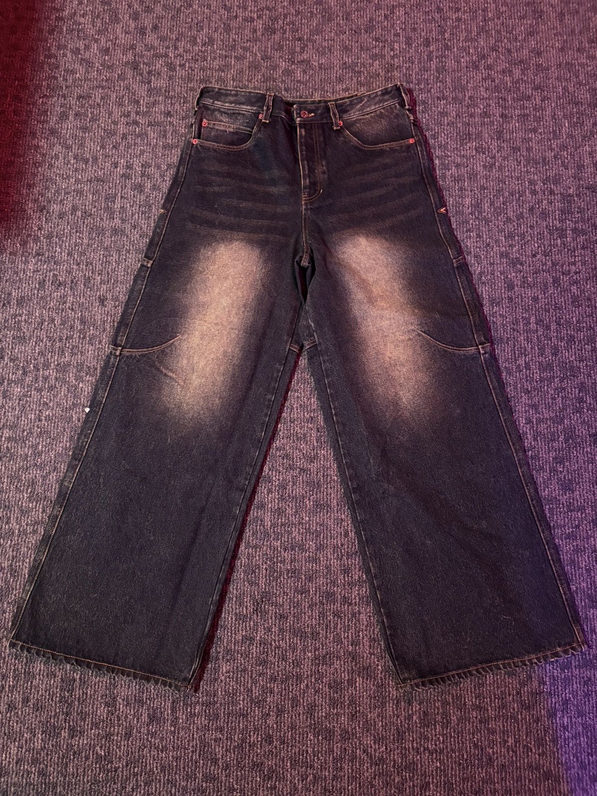 Other Deviant By loho 17oz Sand Brushed Jeanz L (34’) Size US 34 / EU 50 - 1 Thumbnail
