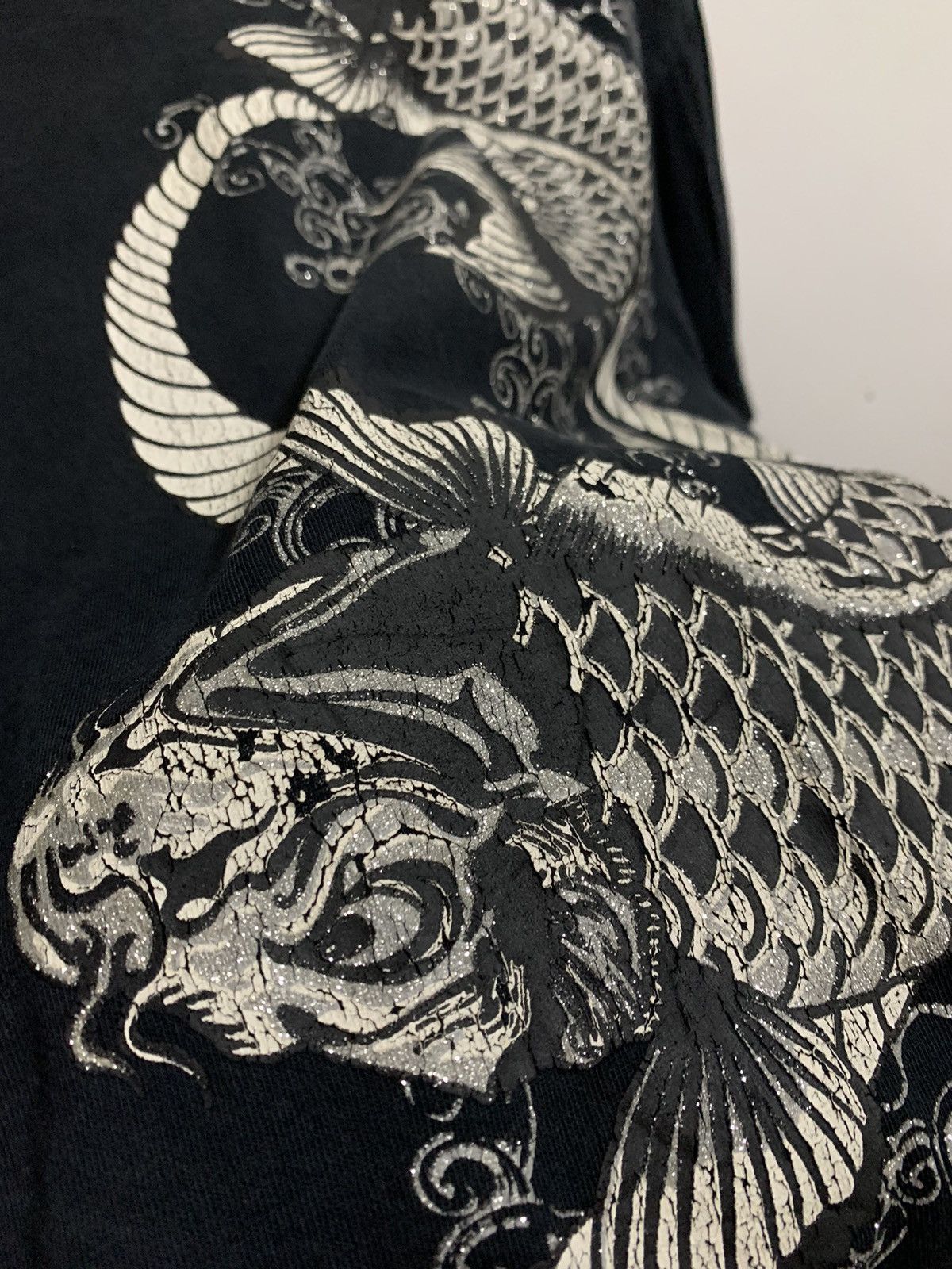 Japanese Brand Sukajan Carp Koi Shirt Size US L / EU 52-54 / 3 - 6 Thumbnail