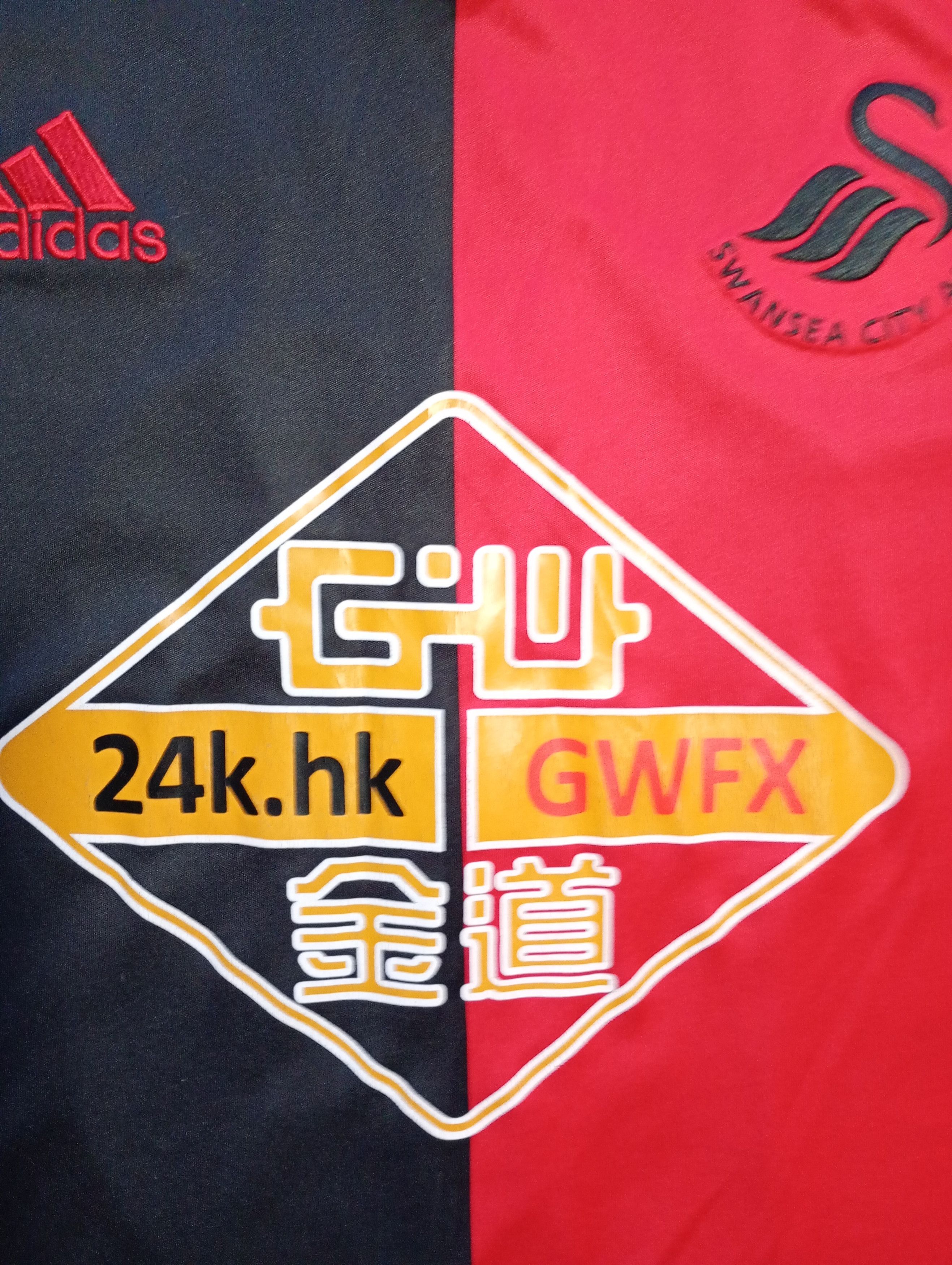 Adidas Adidas Swansea City AFC Away Jersey 2014-2015 Size US M / EU 48-50 / 2 - 4 Thumbnail