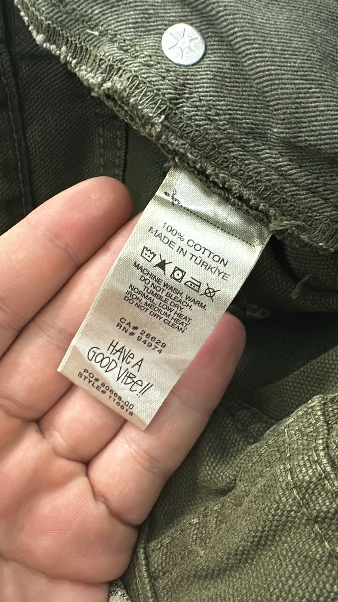 Stussy Stussy Big Ol Jean Size 30 Olive Drab Size US 30 / EU 46 - 8 Thumbnail