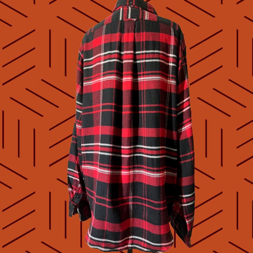 Ralph Lauren Ralph Lauren Plaid Flannel Shirt Red Black Long Sleeve Collared Men Size L Size US L / EU 52-54 / 3 - 1 Thumbnail
