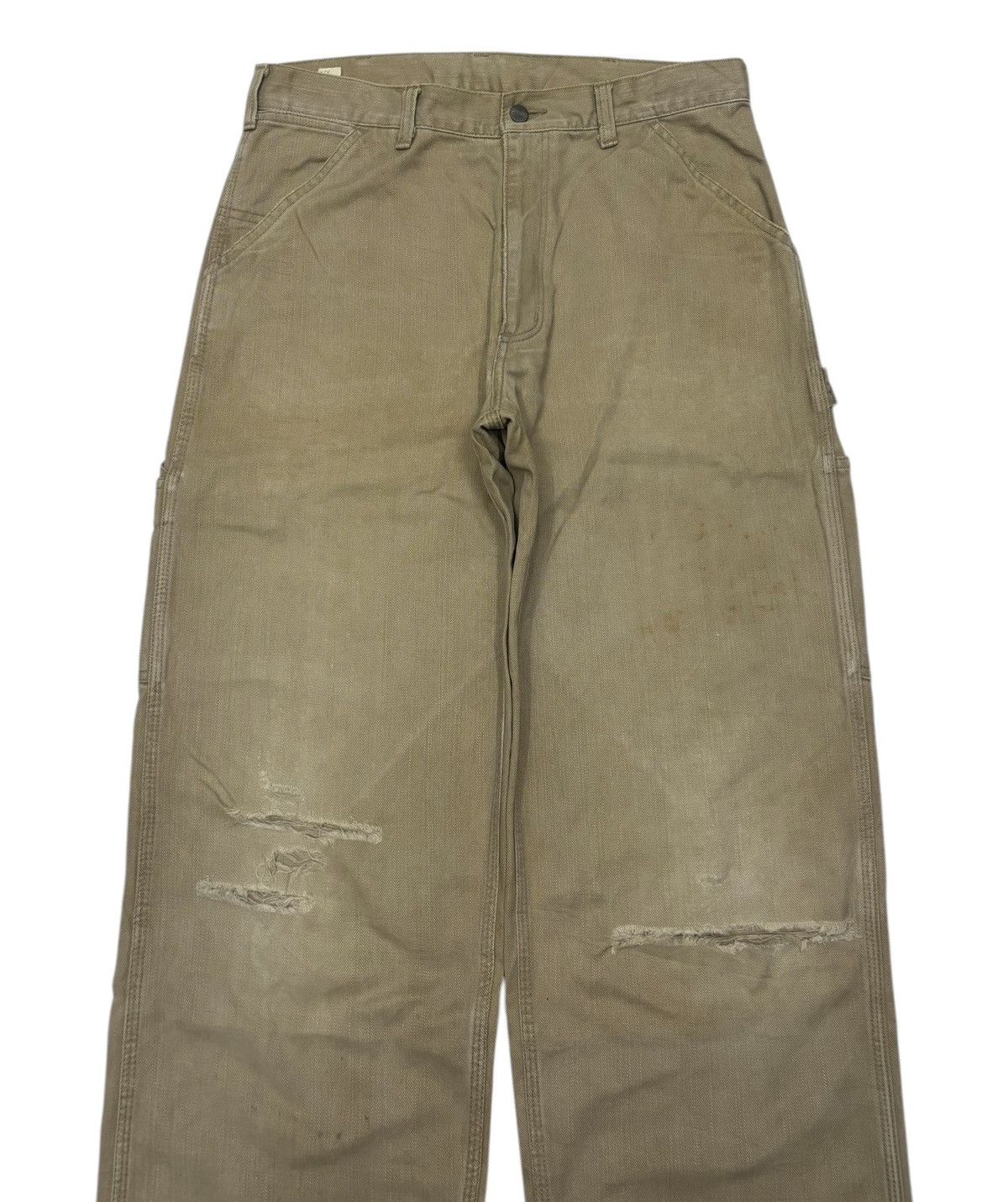 Carhartt 🔥Vintage Carhartt Brown Workwear Carpenter Pants Size US 33 - 4 Thumbnail