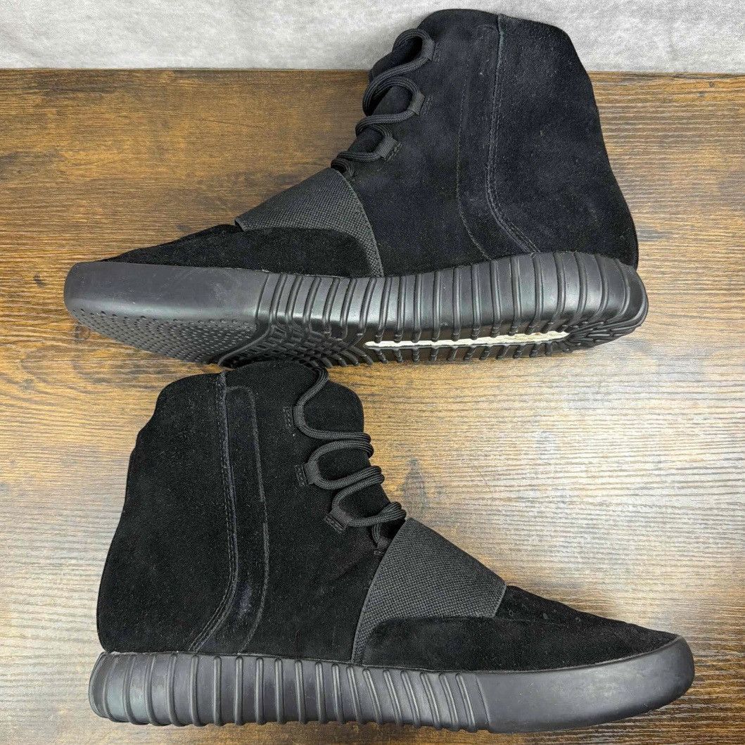 Adidas × Kanye West adidas Yeezy Boost 750 Triple Black Size 14 BB1839 OG Rare Size US 14 / EU 47 - 4 Thumbnail