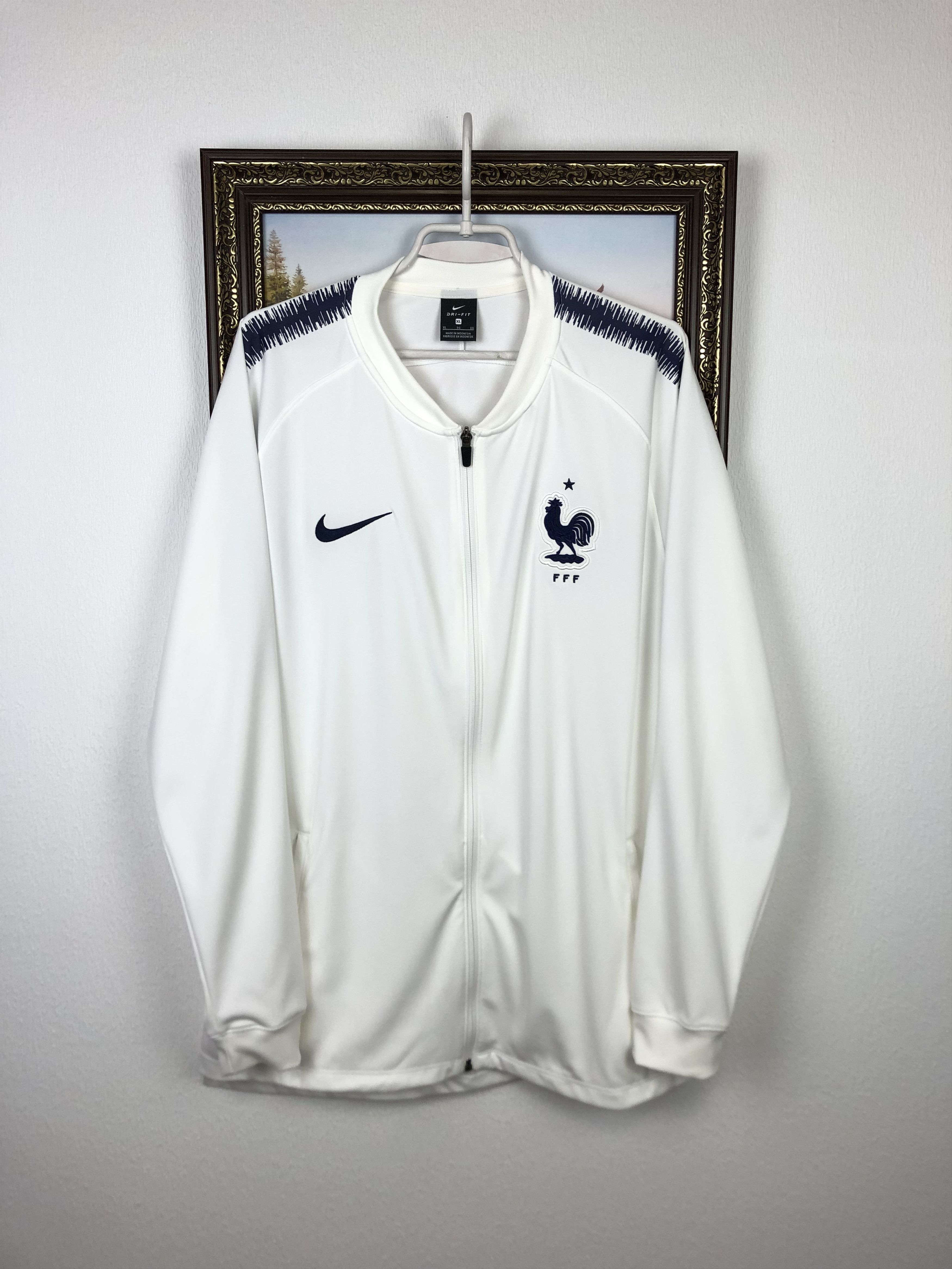 Nike Nike France FFF Football Track Jacket 2024 Euros Medium