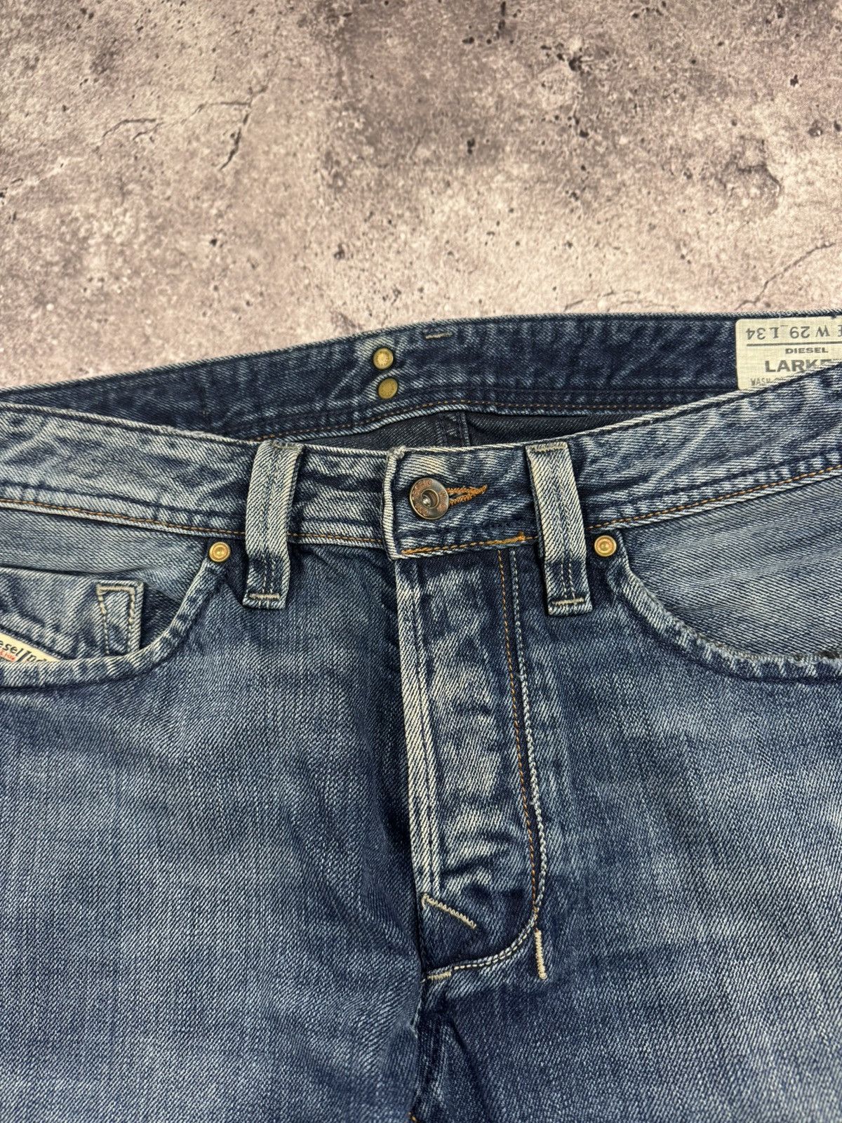 Diesel Vintage Diesel Jeans Baggy Distressed Flared Wide Japanese Size US 29 - 6 Thumbnail