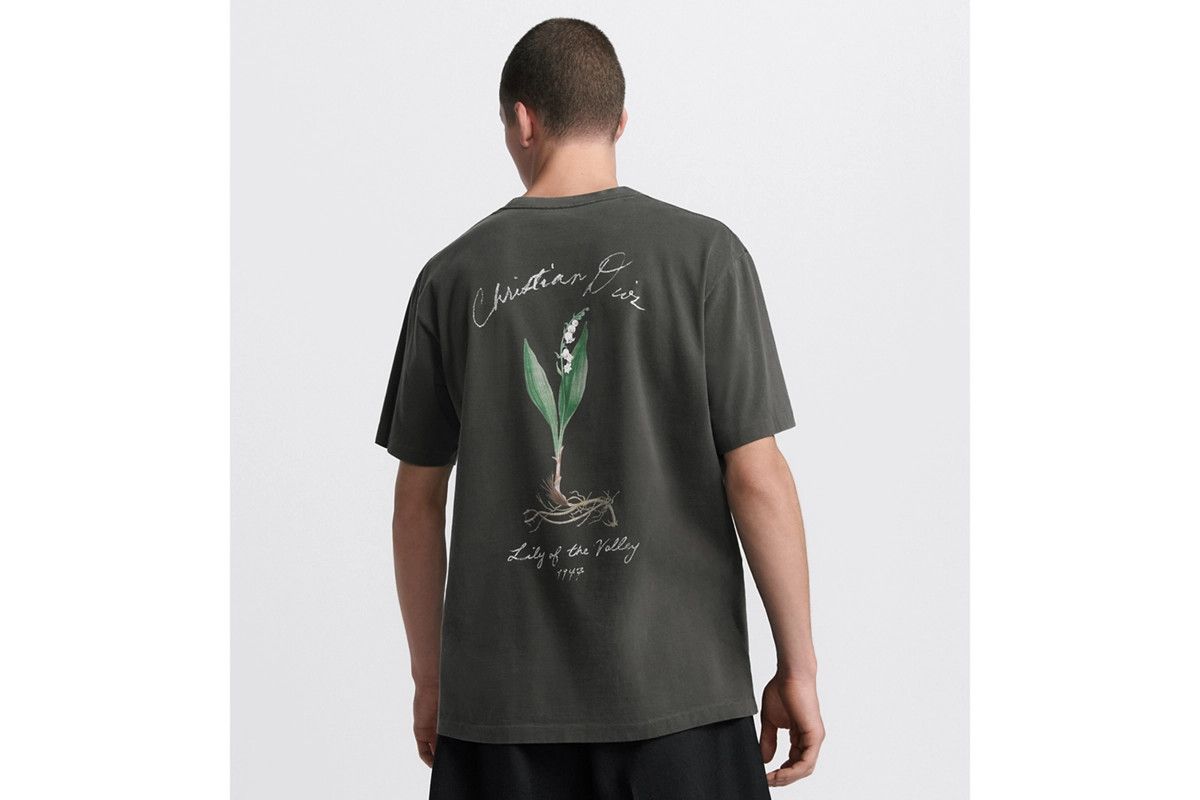 Dior o1bcso1str0226 Relaxed-Fit T-Shirt in Grey Size US XL / EU 56 / 4 - 5 Thumbnail