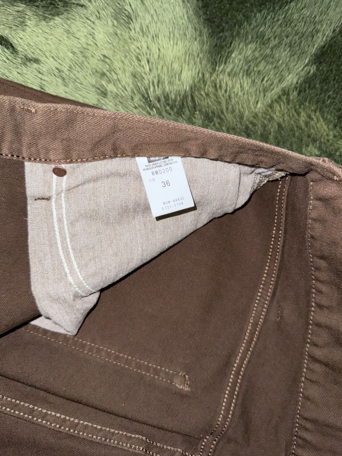 Wrangler [36] wrangler japan washed cotton pants brown Size US 36 / EU 52 - 4 Thumbnail