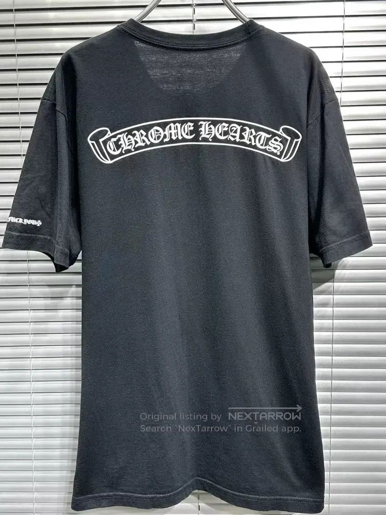 Chrome Hearts CHROME HEARTS Size L Front and back scroll letter logo blac Size US L / EU 52-54 / 3 - 3 Thumbnail