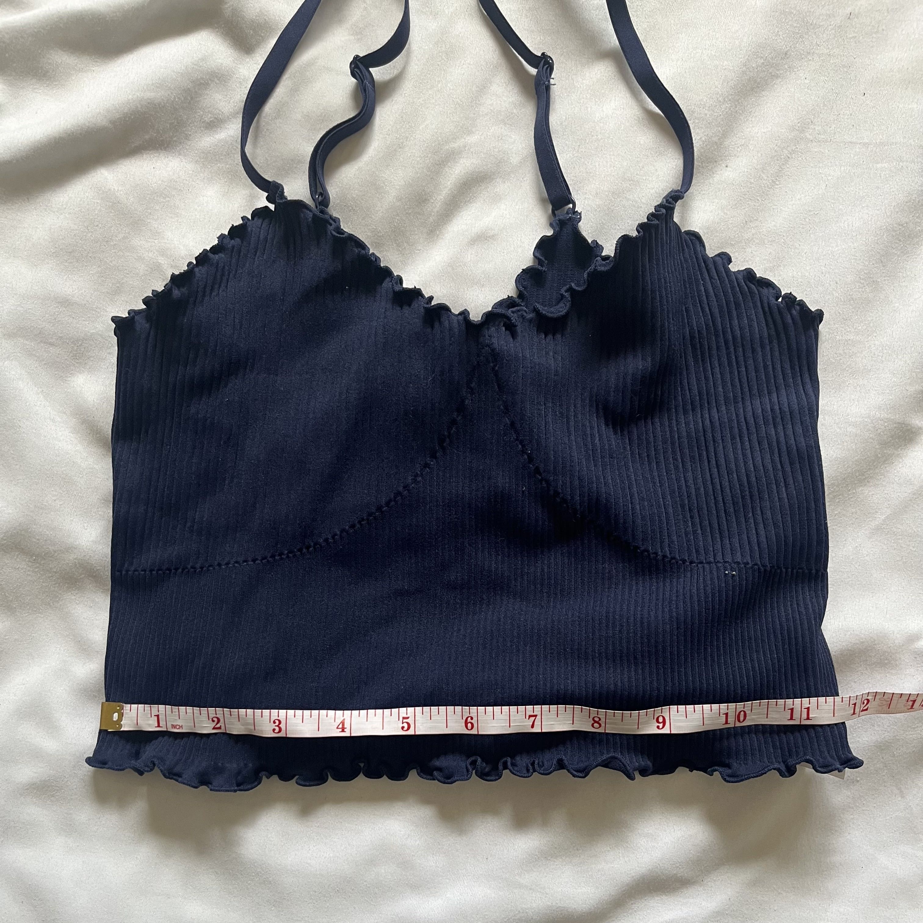American Eagle Outfitters Aerie Real Good Dark Blue Crop Top Size M Size M / US 6-8 / IT 42-44 - 4 Thumbnail