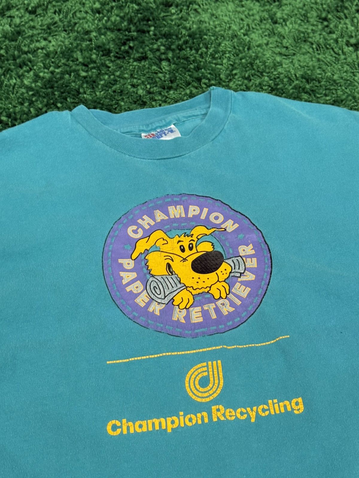 Vintage Vintage Hanes Beefy Tee Champion Paper Dog Retriver Large Size US L / EU 52-54 / 3 - 2 Thumbnail