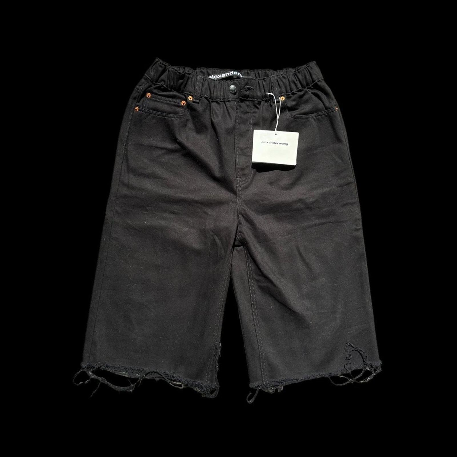 Alexander Wang Black Alexander Wang Jean Jorts Size US 30 / EU 46 - 1 Thumbnail
