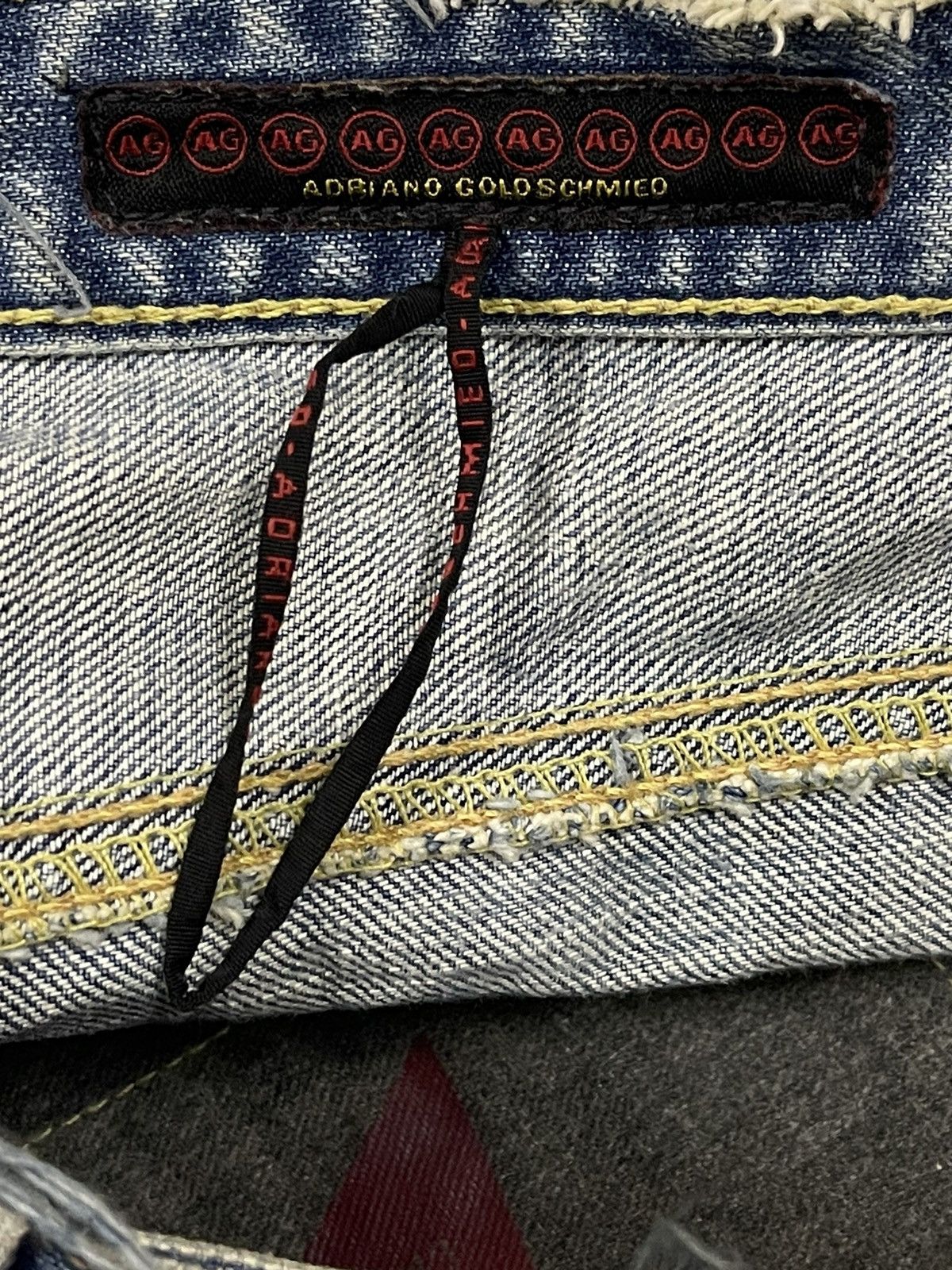 AG Adriano Goldschmied Vintage Usa Adriano Goldschmied Bleached Flare Jeans Size 29" - 7 Thumbnail