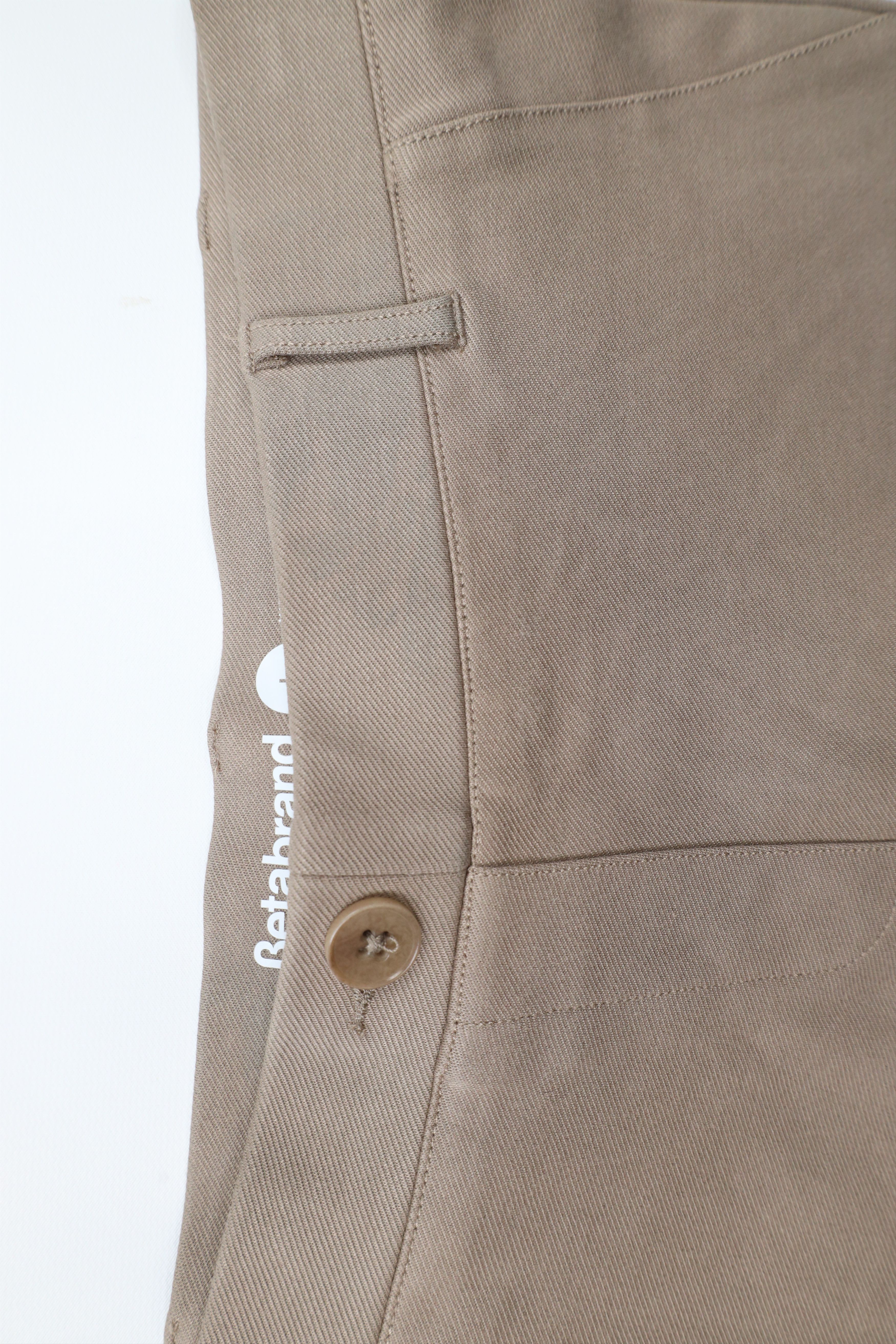 Betabrand × Vintage Betabrand Knit Classic Yoga Dress Pants Chinos Beige Tan Size 31" - 6 Thumbnail