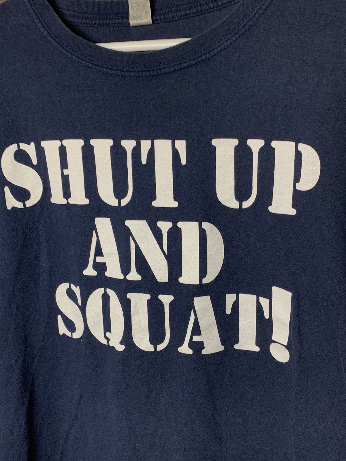 Other ❗️Ronnie Coleman HUMOR SHUT UP AND SQUAT T-shirt 90s Style Size US XL / EU 56 / 4 - 4 Thumbnail