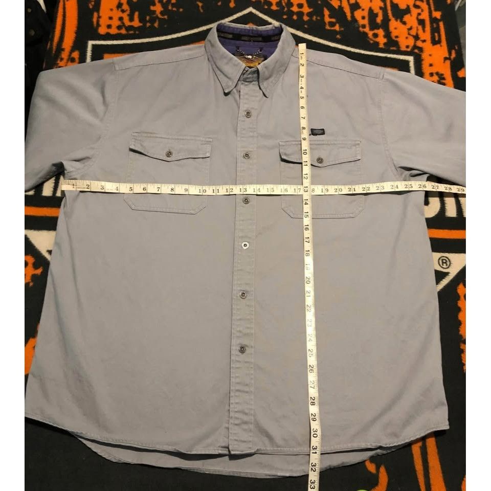 Harley Davidson Harley-Davidson Casual Button Down Shirt XL Men, Embroidery Size US XL / EU 56 / 4 - 8 Thumbnail