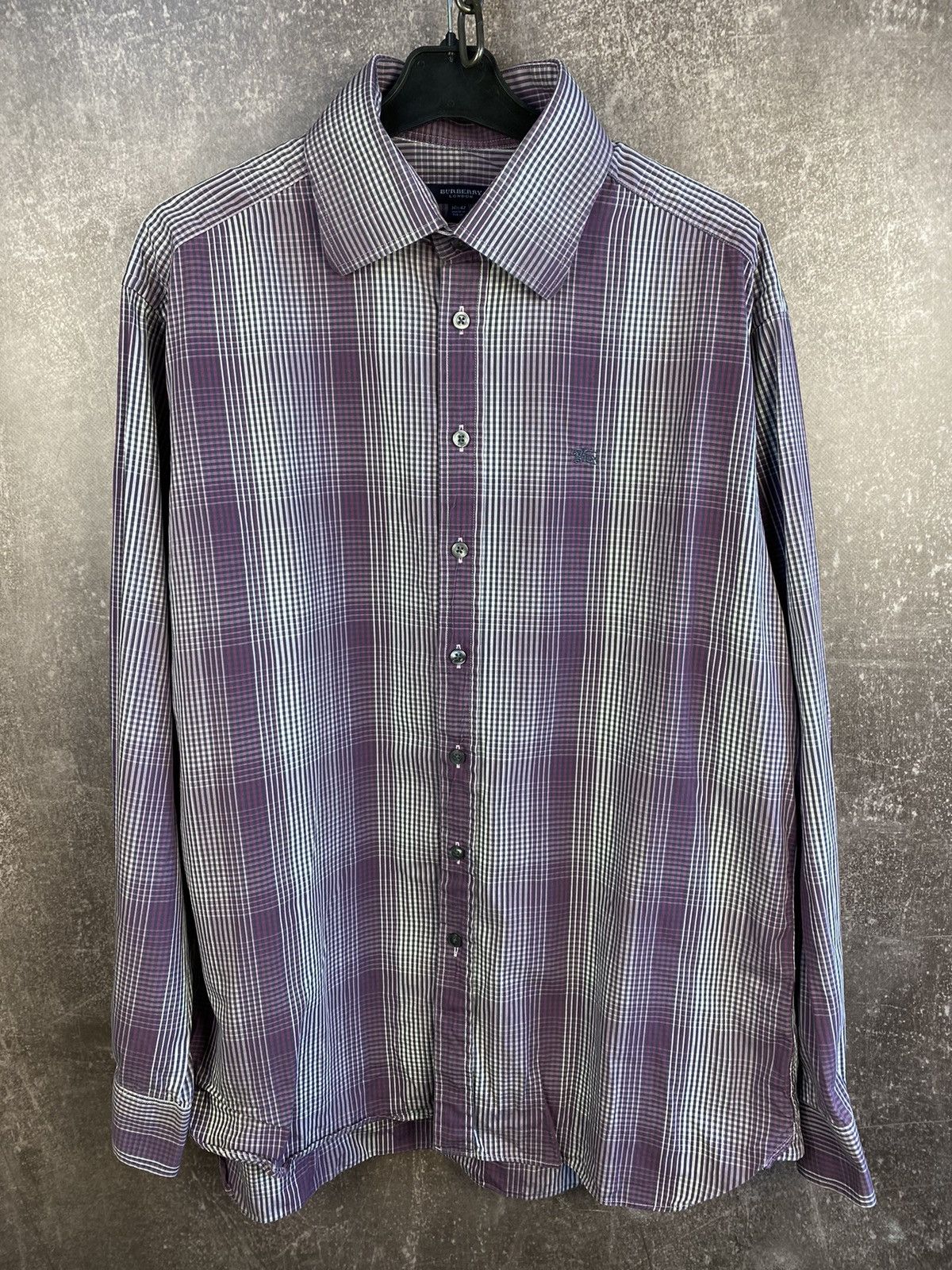 Burberry Burberry shirt button ups luxury streetwear hype quilt Size US L / EU 52-54 / 3 - 1 Thumbnail