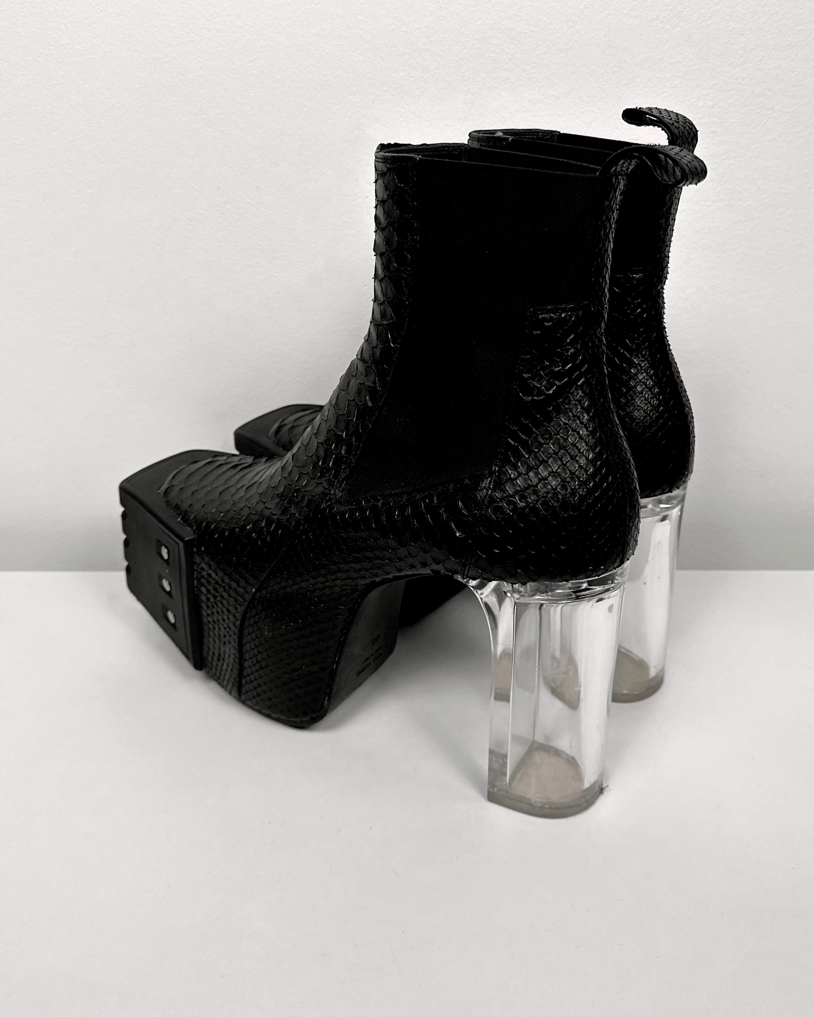 Rick Owens Rick Owens Piracucu Leather Kiss Beatle Platform Heels Size US 7 / EU 40 - 2 Thumbnail