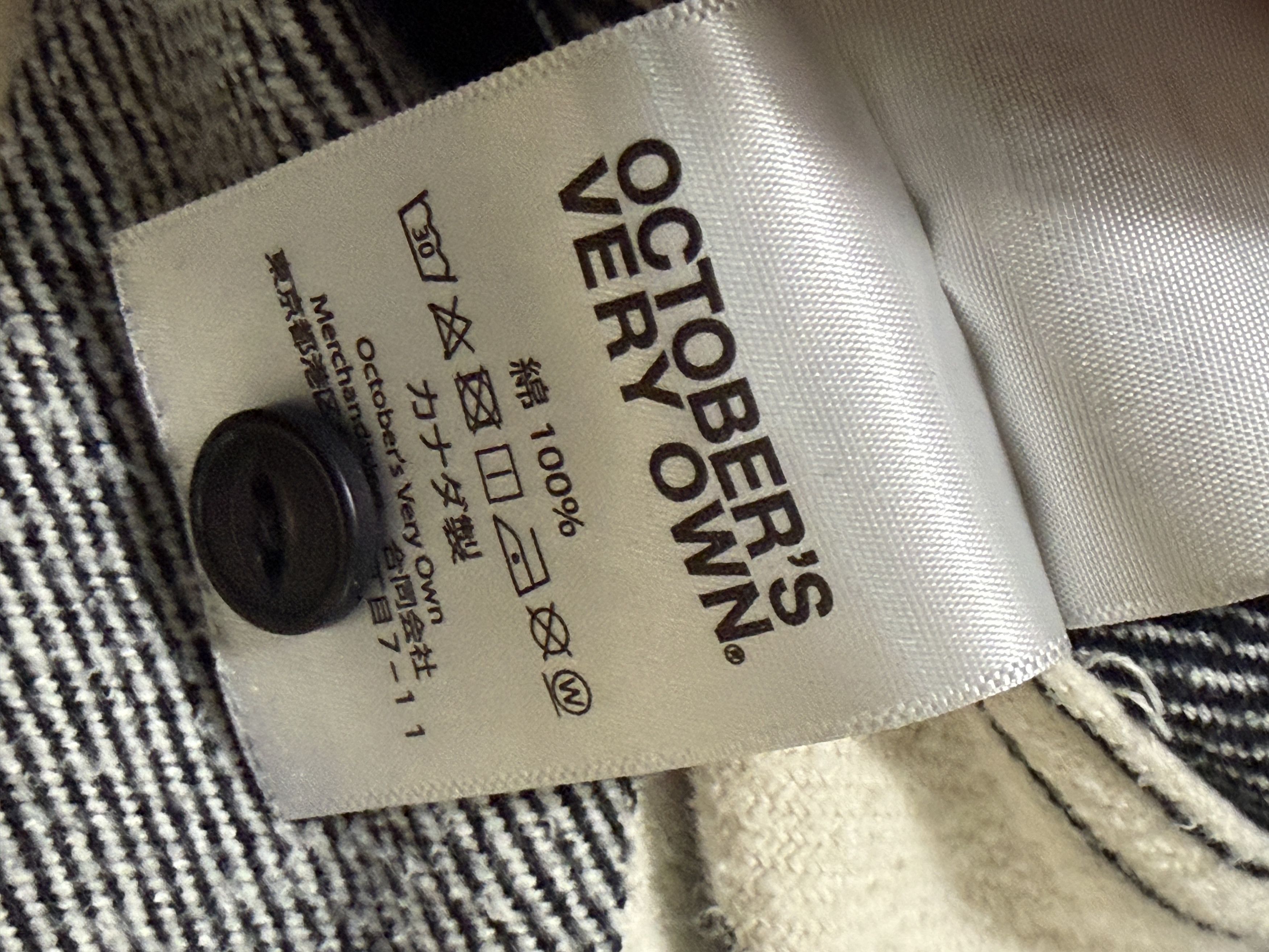Drake OVO Hooded Flannel Shirt Cream Buffalo Plaid Size US L / EU 52-54 / 3 - 8 Thumbnail