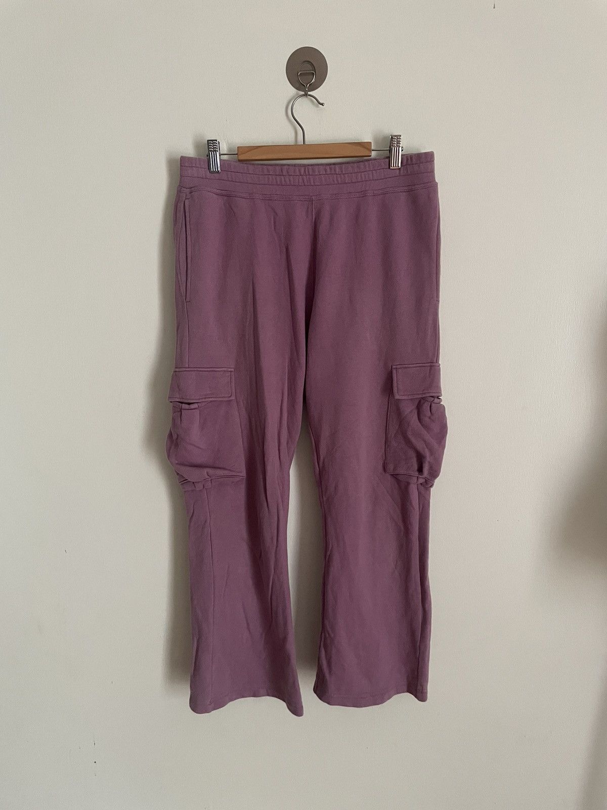 Japanese Brand Purple Things Kikuno Kurihara Flap Pocket Side Cargo Pants Size US 31 - 1 Thumbnail