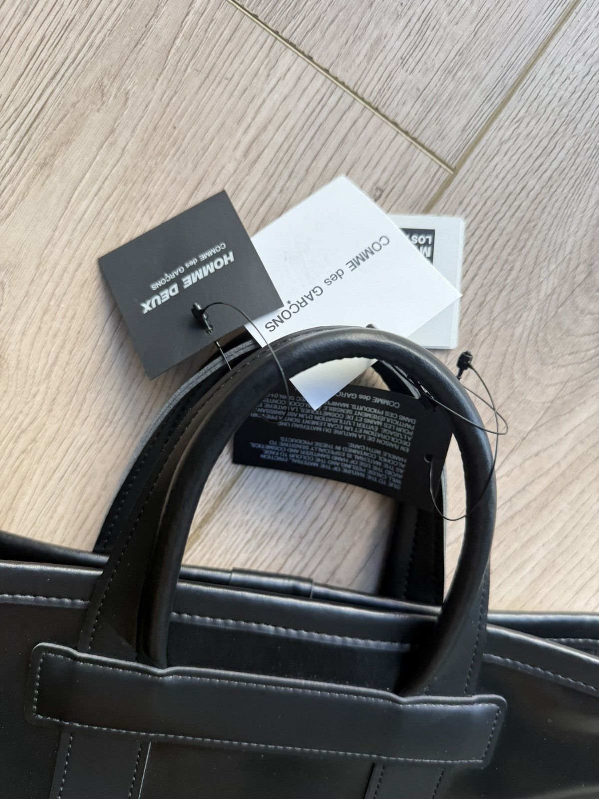 Comme des Garcons Comme des garçon homme deux leather tote Size ONE SIZE - 3 Thumbnail