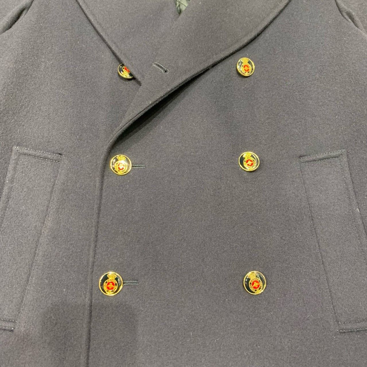 Gucci Gucci navy blue double-breasted wool cotton coat 2501-Nexta Size US S / EU 44-46 / 1 - 7 Thumbnail