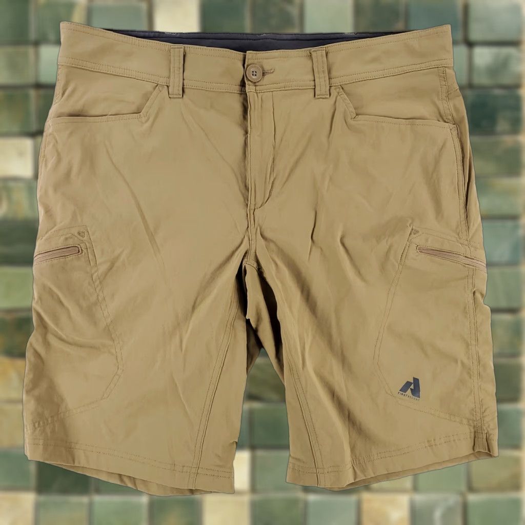 Eddie Bauer Eddie Bauer First Ascent Shorts Tan Hiking Performance 12 Inch Inseam Mens 40 Brown Mens Size US 40 / EU 56 - 1 Thumbnail