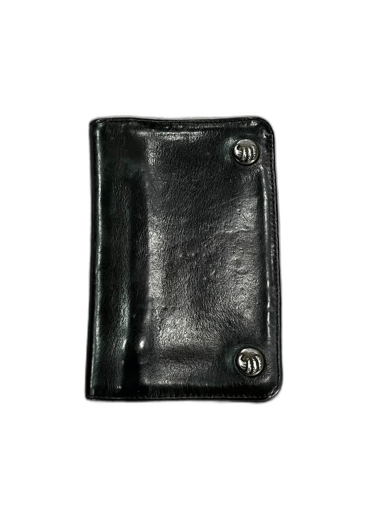 Chrome Hearts Leather Folded Wallet-yf