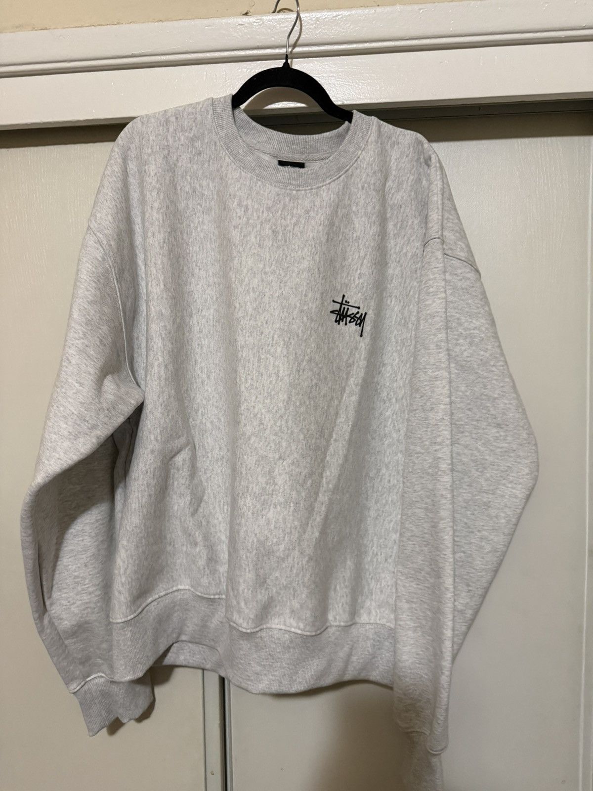 Stussy Stussy cotton slub ribbed crew sweater | Grailed
