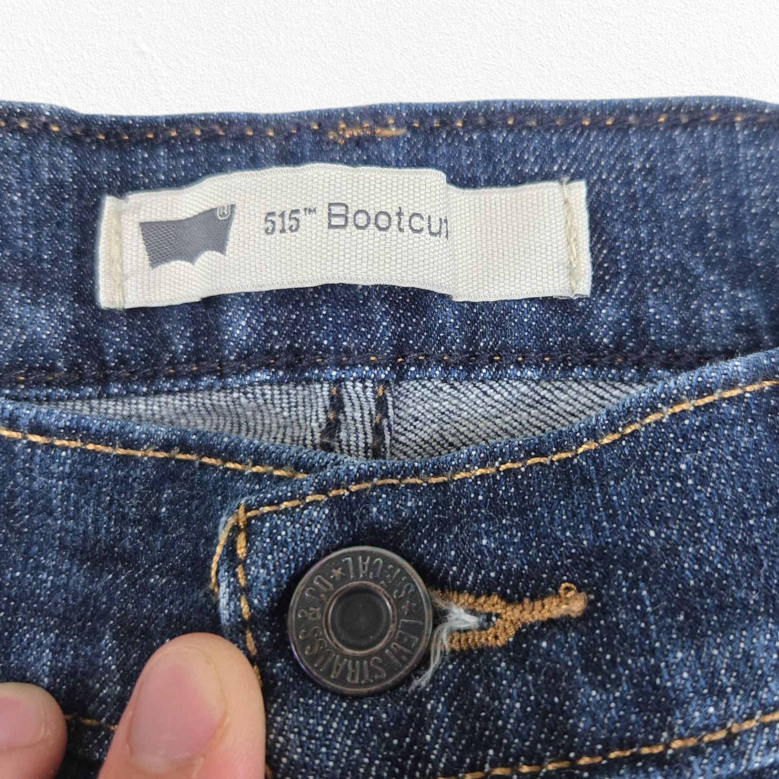 Levi's Levi’s 515 Bootcut Jeans Dark Wash Mid Rise Denim Size 10 Size 32" / US 10 / IT 46 - 5 Thumbnail