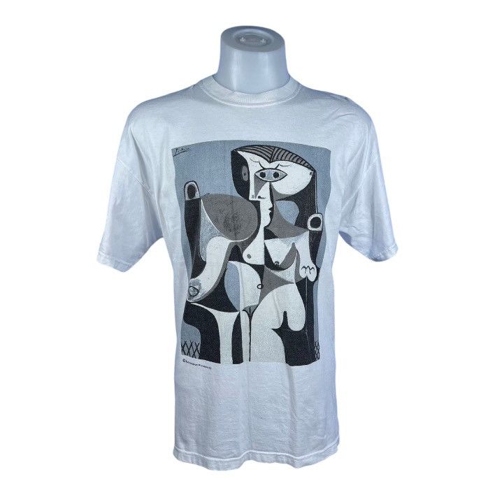 Vintage Pablo Picasso Painting Art Vintage 90s 02s T-Shirt Size US XL / EU 56 / 4 - 2 Thumbnail
