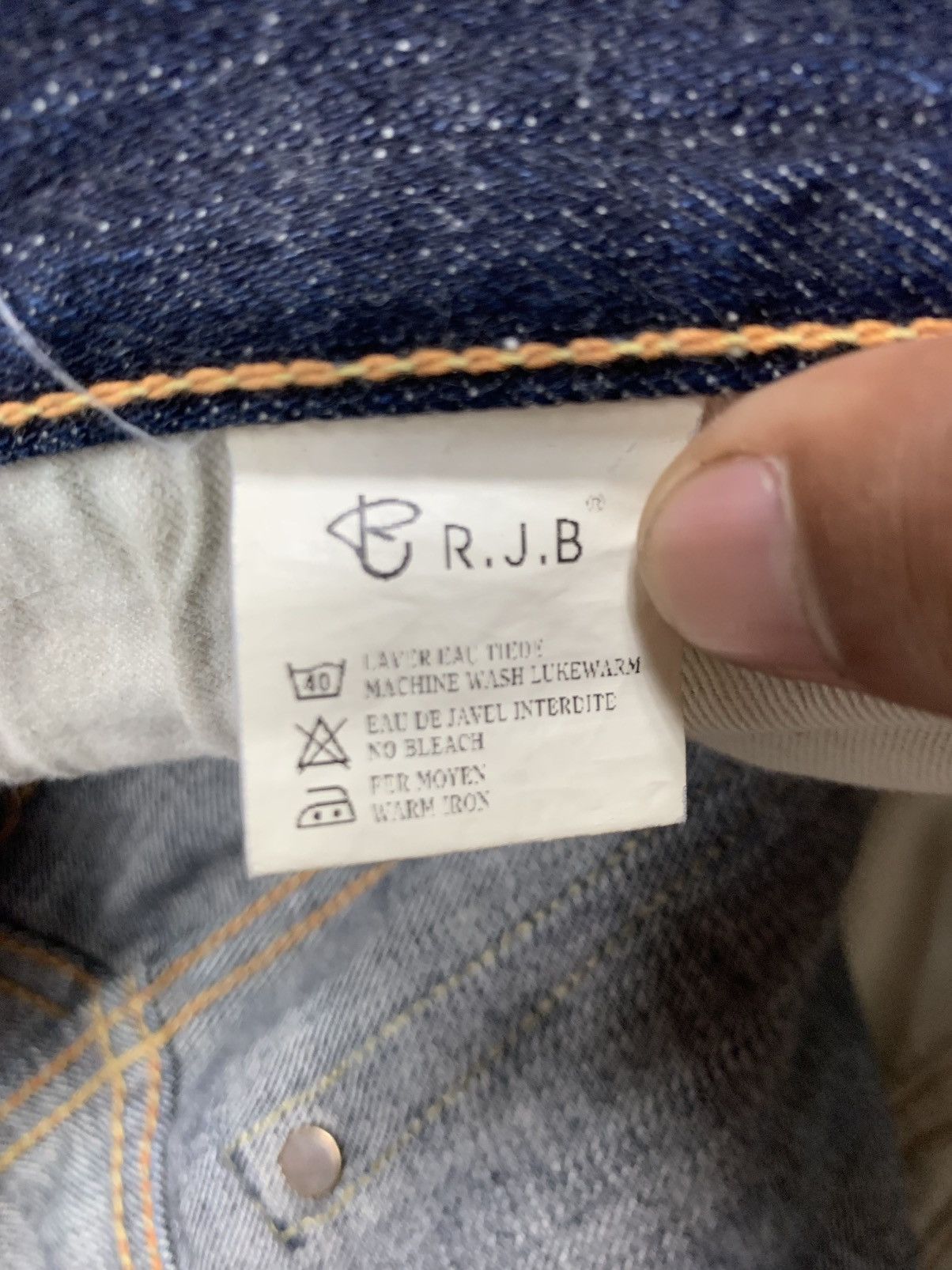 Real Japan Blues Real japan blue selvedge denim Size US 31 - 10 Thumbnail