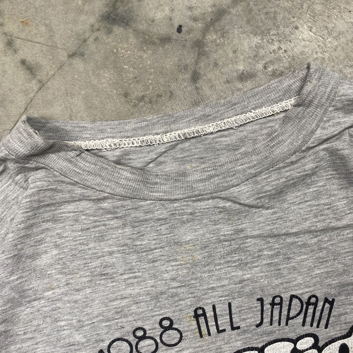 Japanese Brand × Vintage 80s 1988 All Japan Inter High Distressed Boxy Tee Size US M / EU 48-50 / 2 - 5 Thumbnail