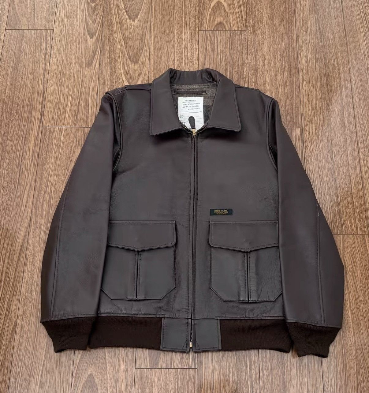 Neighborhood NEIGHBORHOOD A-2 HL JKT Horse leather jacket Size US M / EU 48-50 / 2 - 1 Thumbnail