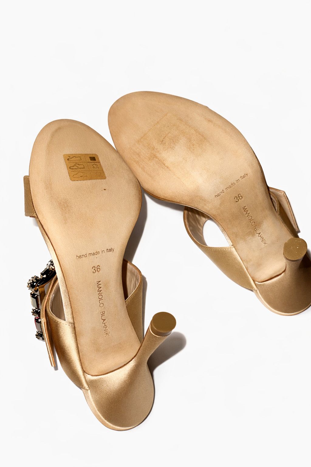Manolo Blahnik Manolo Blahnik Verda 90 Satin Sandals Size US 6 / IT 36 - 3 Thumbnail