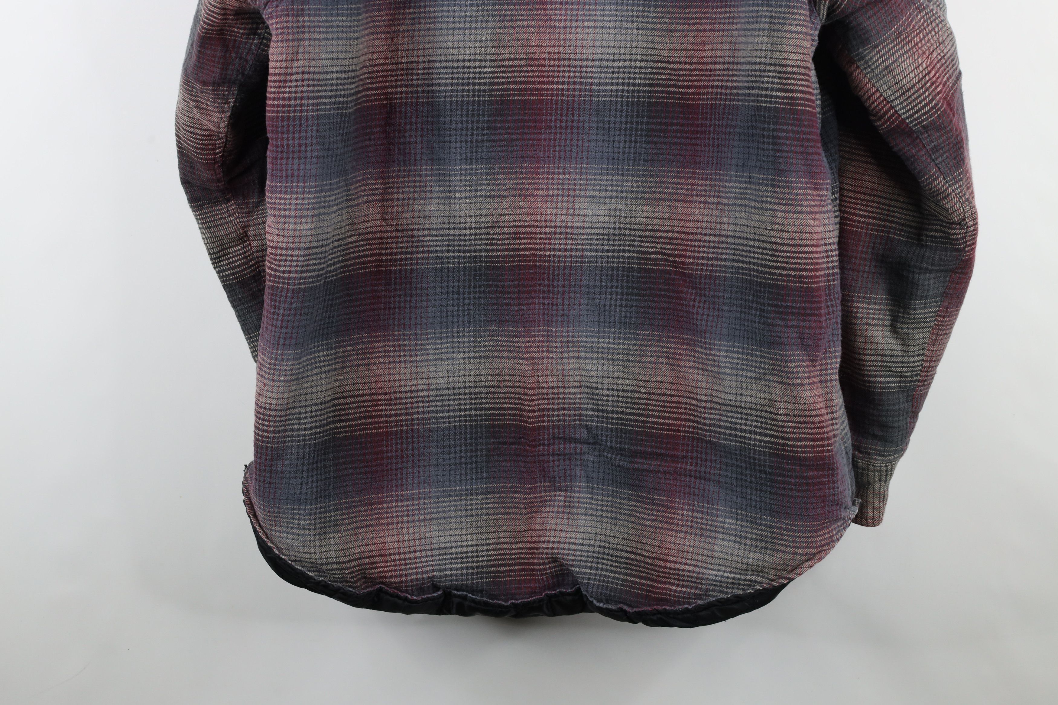 FiveBrother × Vintage Vintage 90s Five Brother Quilted Flannel Shirt Jacket Jac Size US L / EU 52-54 / 3 - 11 Thumbnail