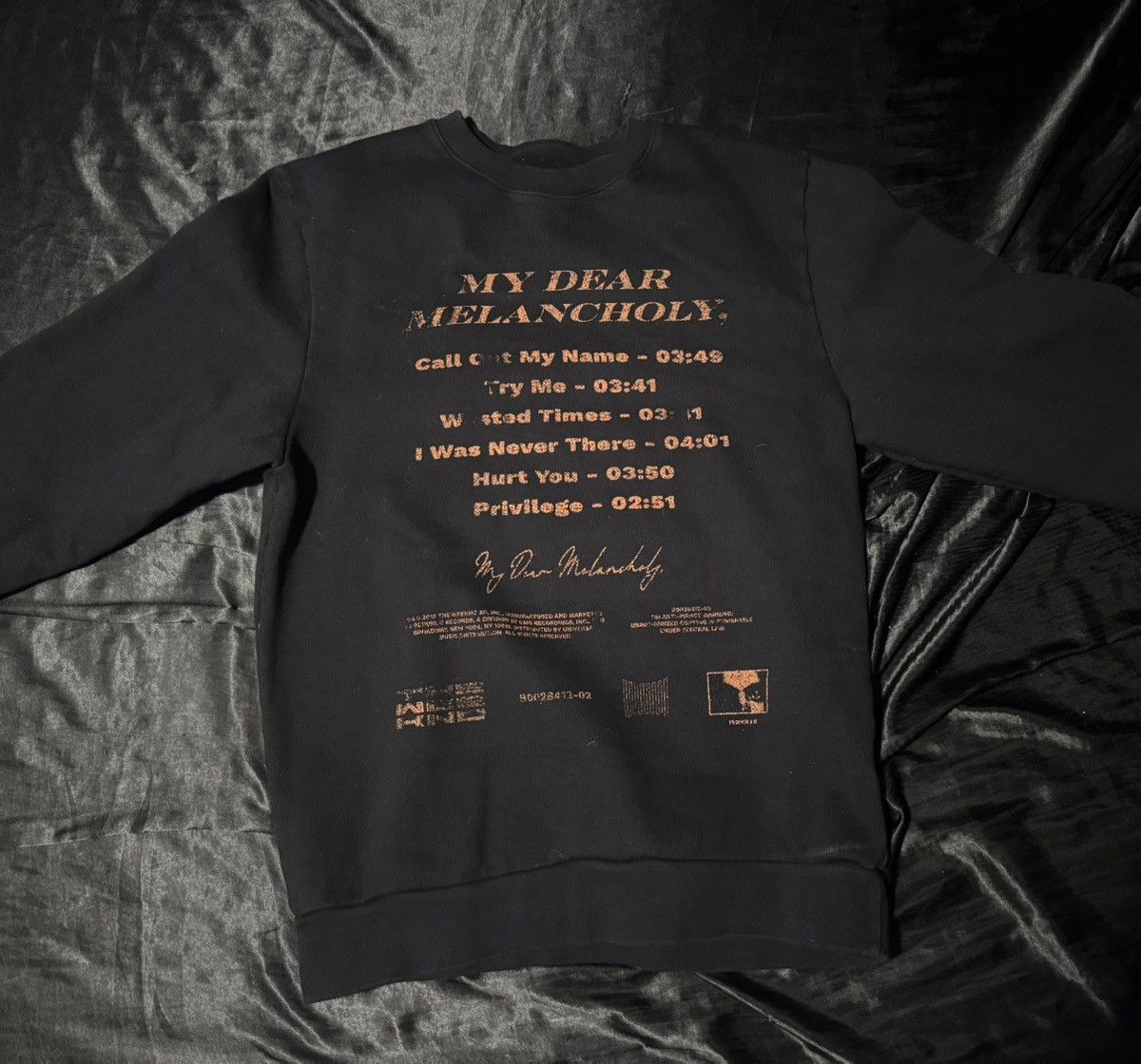 The Weeknd × XO The Weeknd My Dear Melancholy 5 Year Anniversary Sweatshirt Size US S / EU 44-46 / 1 - 1 Thumbnail