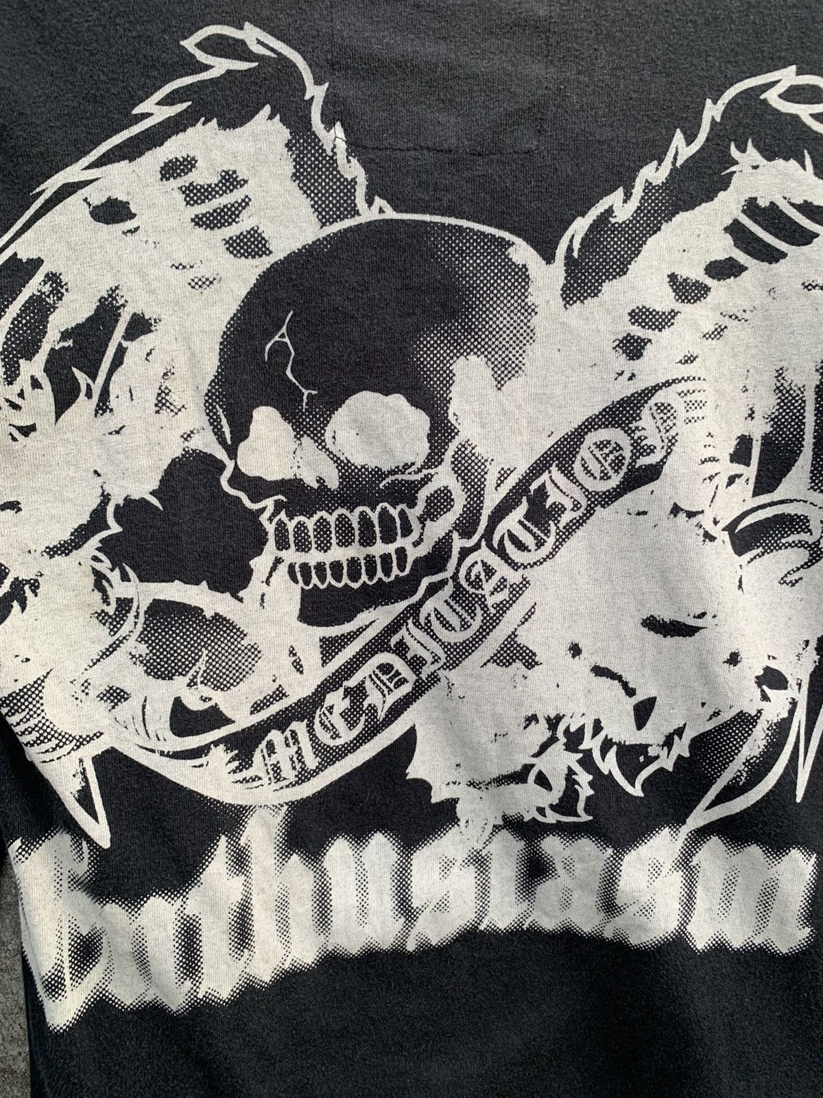 14th Addiction × Beauty Beast × KMRii Vintage DigDeep wing skull rose punk mediation longsleeve Size US S / EU 44-46 / 1 - 7 Thumbnail