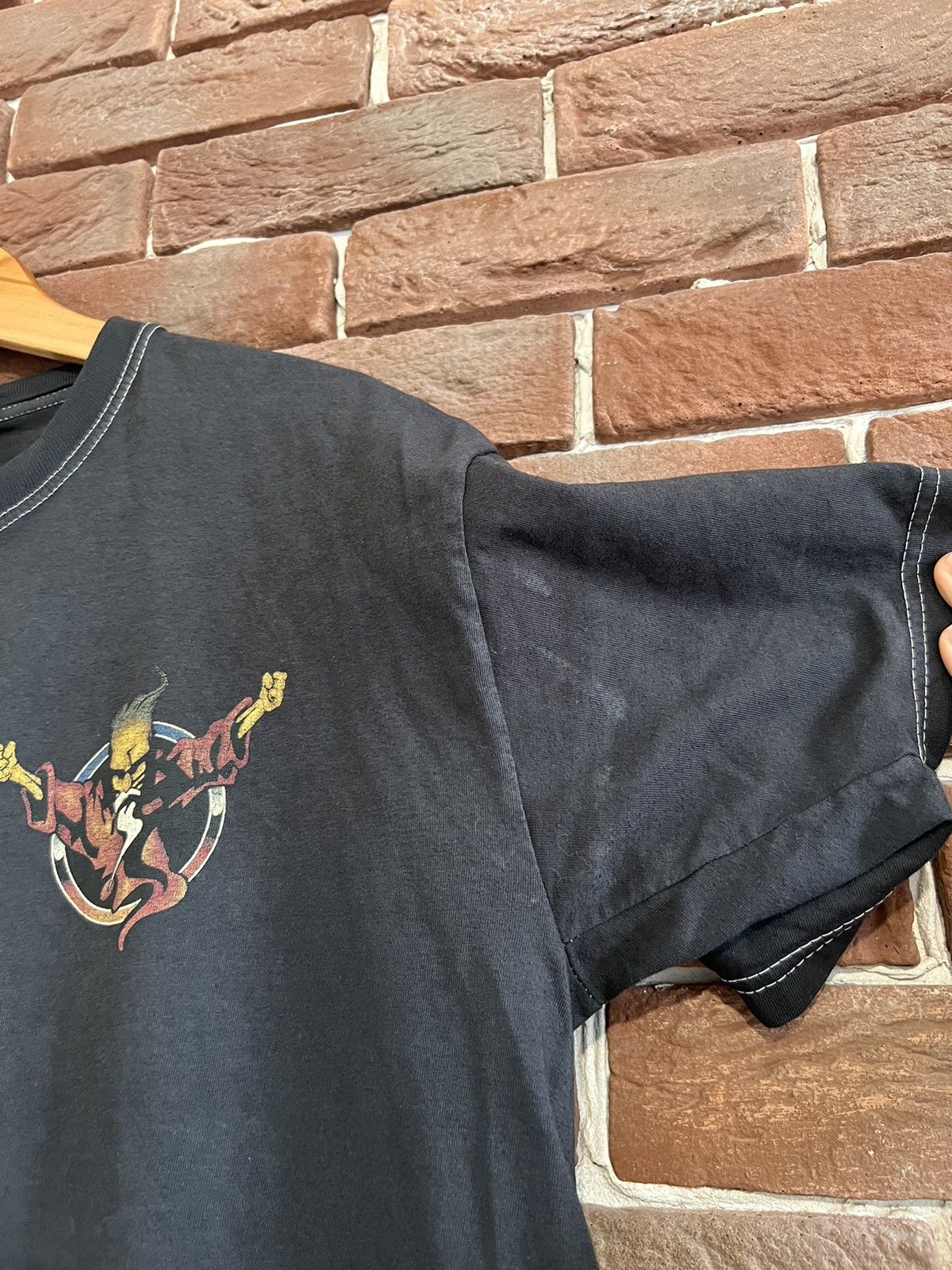 Band Tees Rare Vintage Thunderdome Wizard Gabber Band Tshirt 90s Size US L / EU 52-54 / 3 - 5 Thumbnail