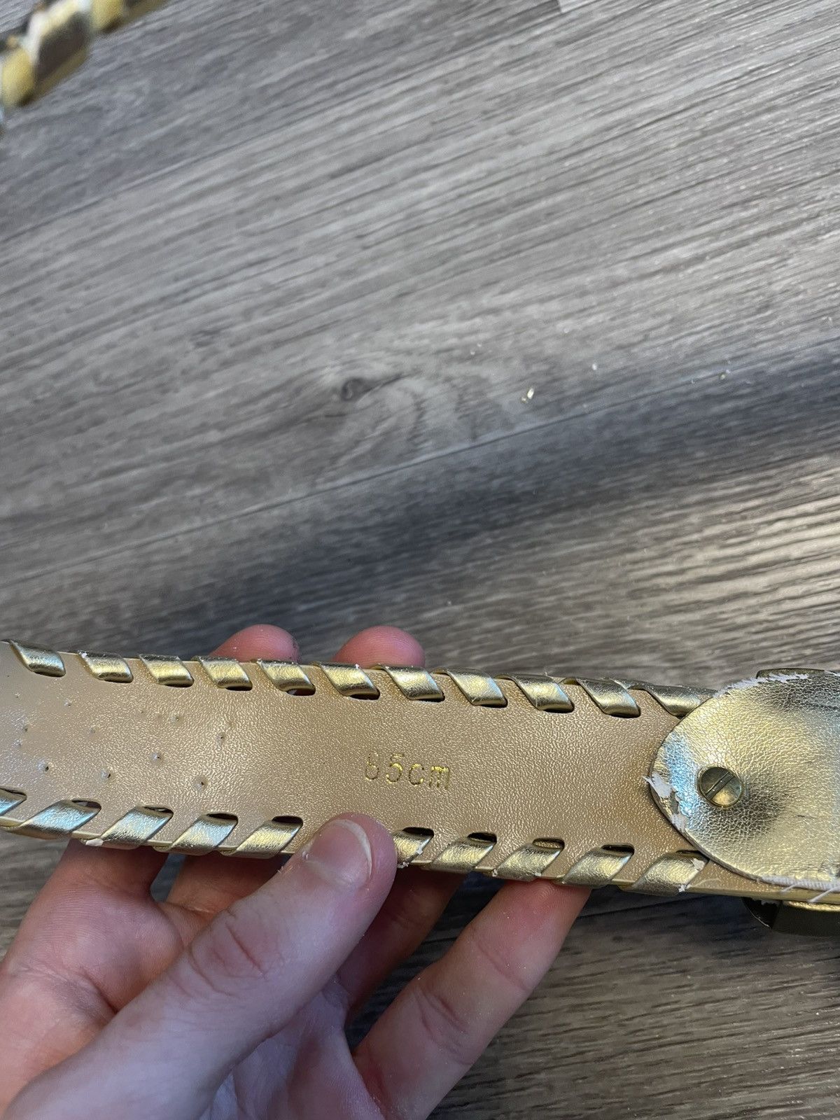Other Vintage Gold Studded Belt With Stones Y2K Size ONE SIZE - 9 Thumbnail