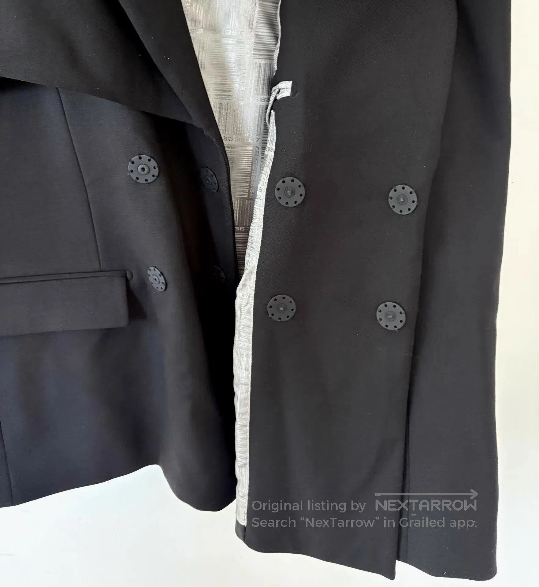 Vetements Black Layered Collar Blazer. Size US M / EU 48-50 / 2 - 4 Thumbnail