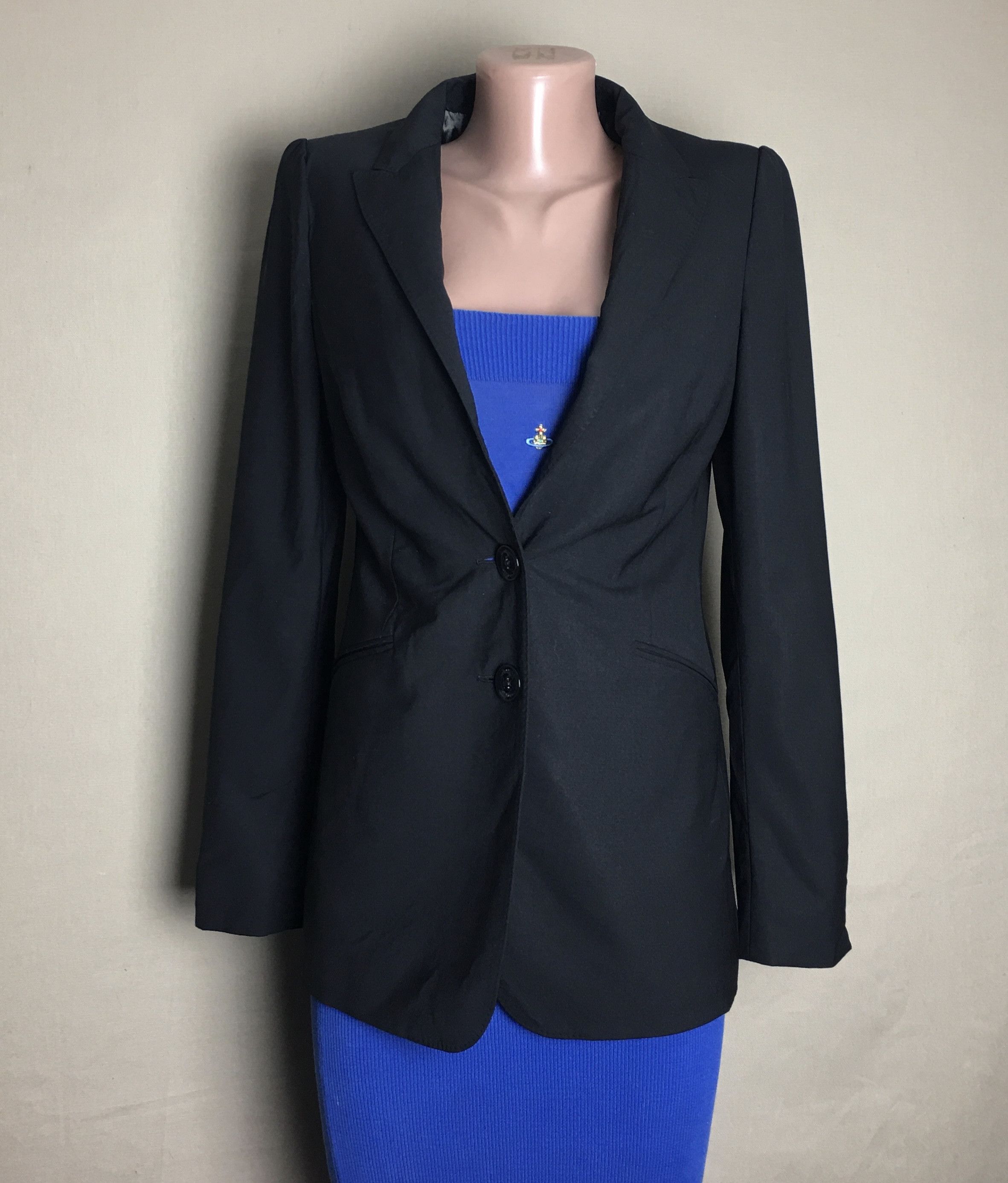 Burberry Burberry London Virgin Wool Black Blazer Jacket IT38/US4 Size S / US 4 / IT 40 - 4 Thumbnail