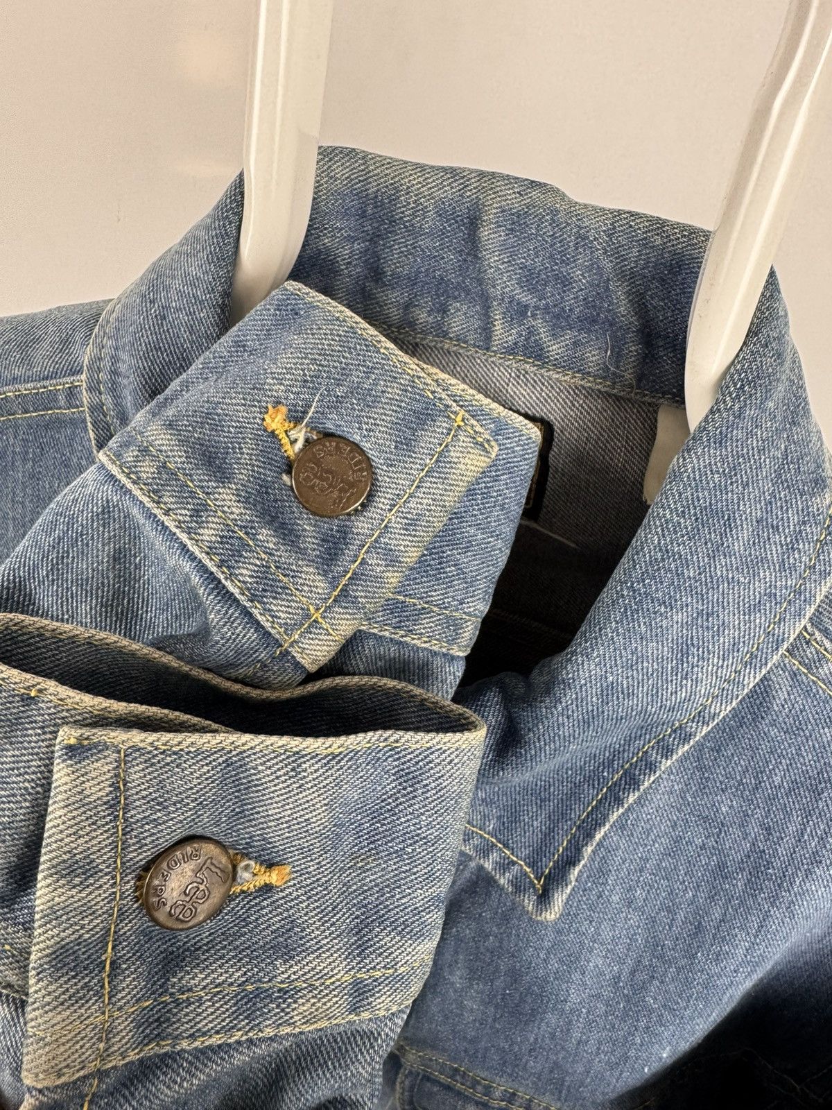 Lee Vintage Lee Made in USA Sanforized Denim Trucker Jacket Size US L / EU 52-54 / 3 - 6 Thumbnail