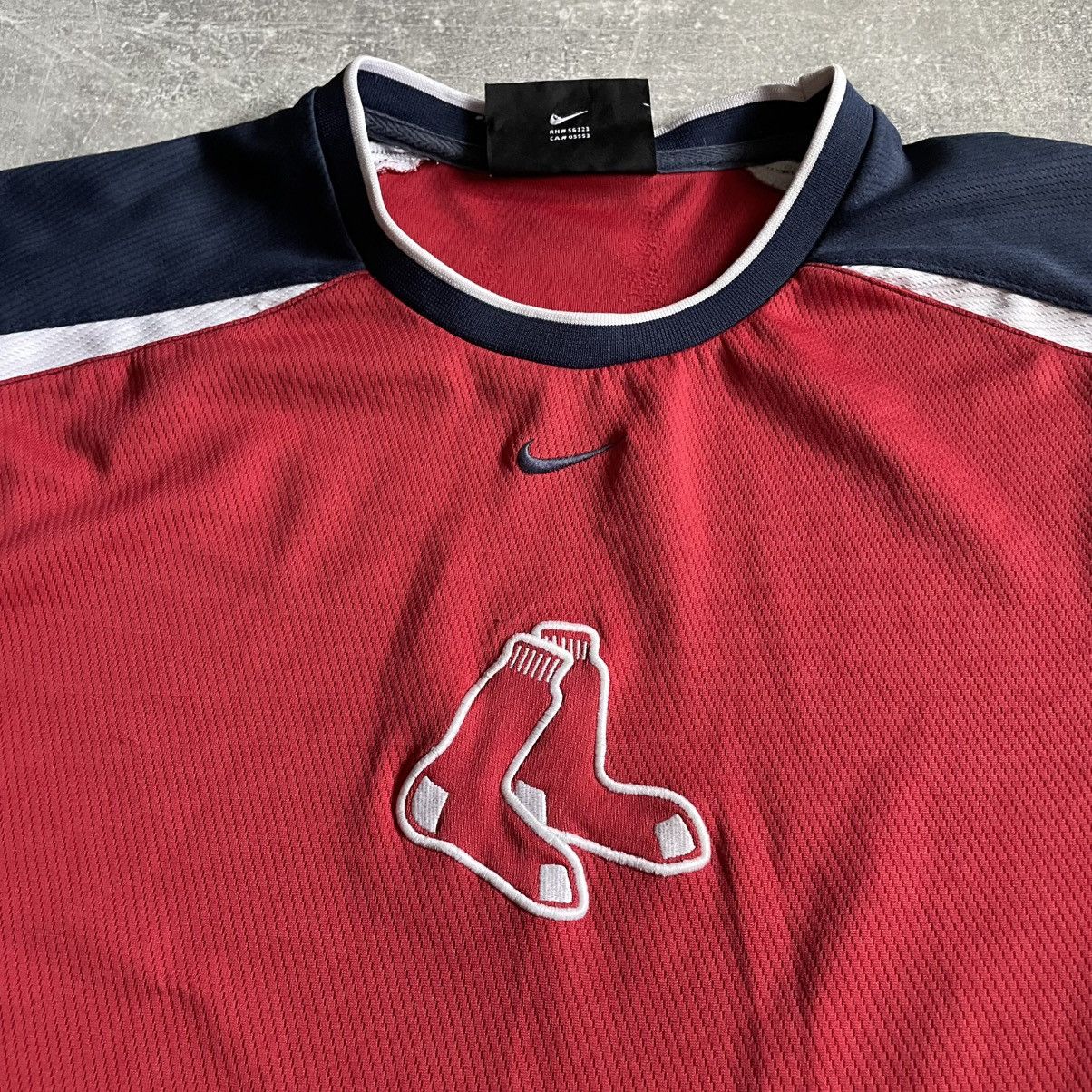 Nike Vintage Nike Boston Red Sox jersey short tee 90s retro Size US L / EU 52-54 / 3 - 2 Thumbnail