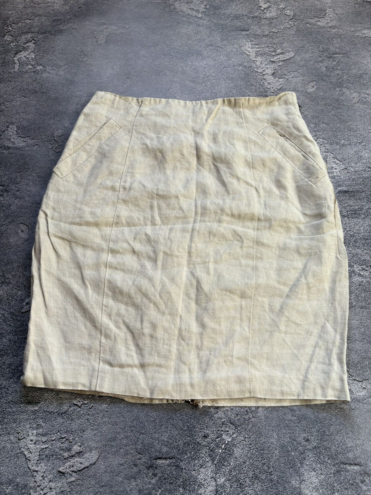 Acne Studios Vintage Acne Studios Ginger Linen PSS12 Skirt Rare Size 26" / US 2 / IT 38 - 3 Thumbnail