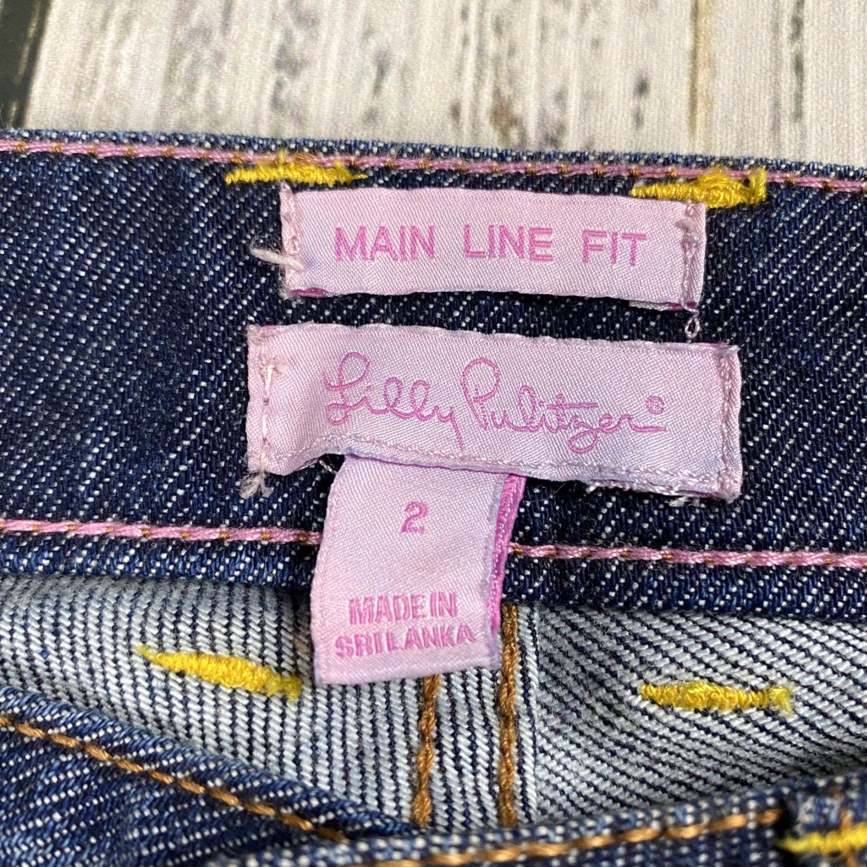 Lilly Pulitzer Lilly Pulitzer Women's Bootcut Flare Jeans Size 2 Dark Wash Cotton Denim 30" Inseam Size 26" / US 2 / IT 38 - 4 Thumbnail