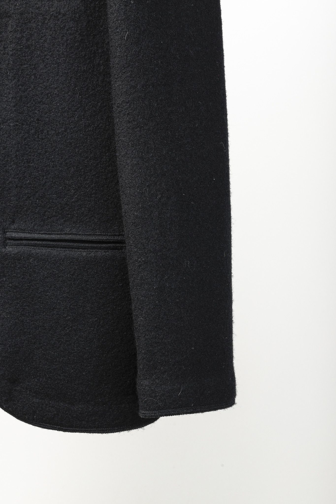 Armani Collezioni Armani Collezioni Boiled-Wool Buttoned Mock-Neck Jacket Size US M / EU 48-50 / 2 - 6 Thumbnail