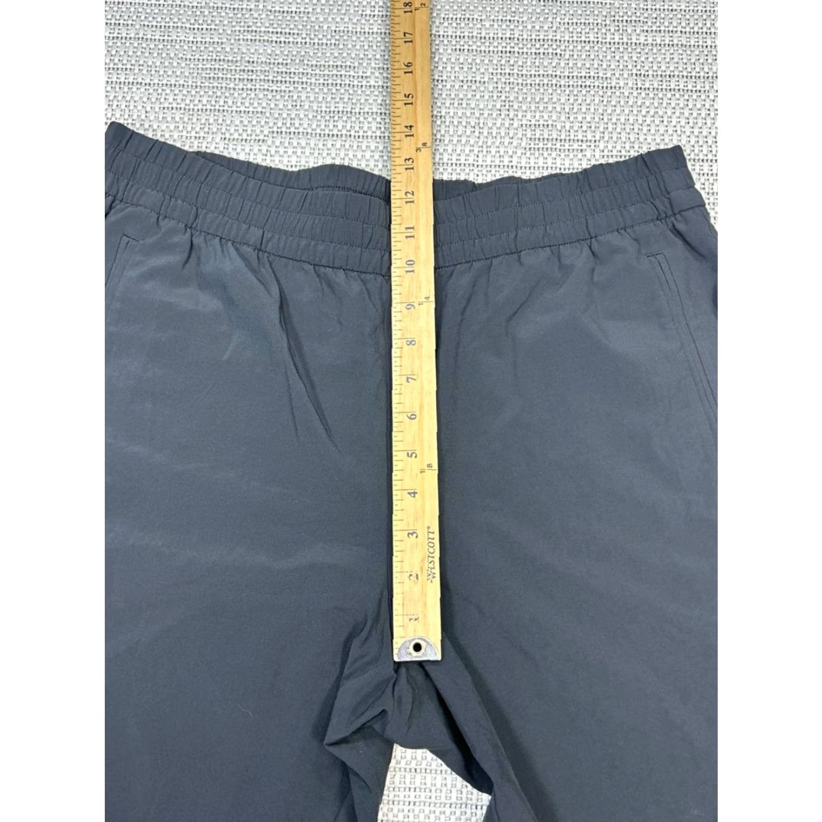 Banana Republic VINTAGE Banana Republic Airstretch Jogger Pants Women Large Petite Black Tapered Leg New Size 36" / US 14 / IT 50 - 5 Thumbnail